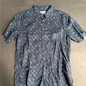 Billabong Men’s Short Sleeve Button Down, Size M